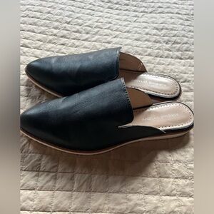 Adrienne Vitaddini Black Leather Mule